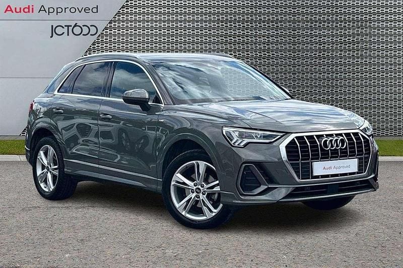 Grey Used 2022 Audi Q3 S-Line SUV | £28,085 (Fair price) - Image 1/4