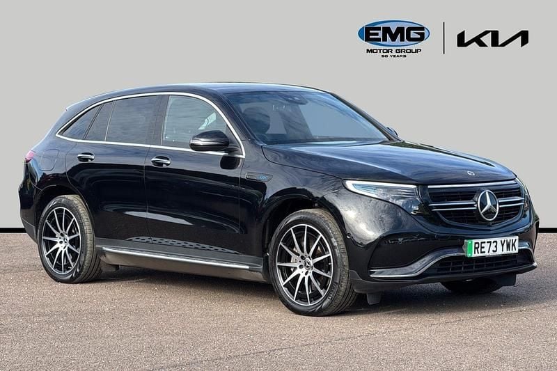 Black Used 2023 Mercedes EQC400 AMG line SUV | £28,395 (Good price) - Image 1/3
