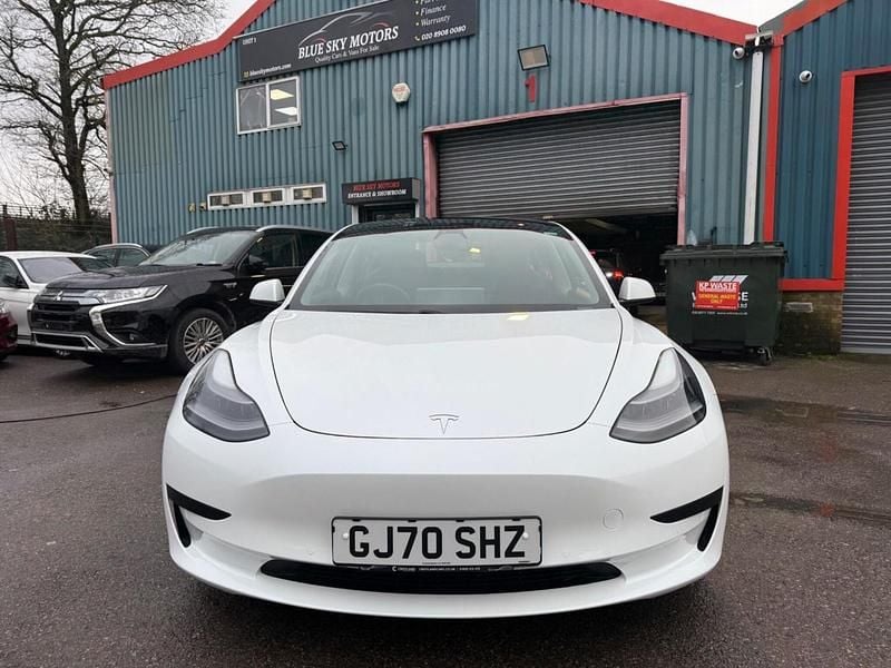 Used Tesla Model 3 Standard Range 52 kW (72 HP) 2020 White Sedan