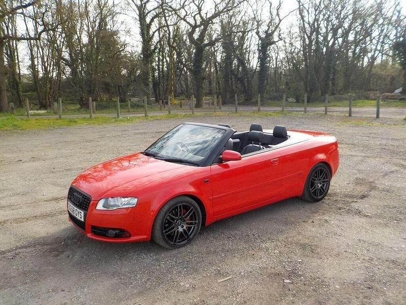 Used Audi A4 Cabriolet S-Line 2008 Red Cabriolet