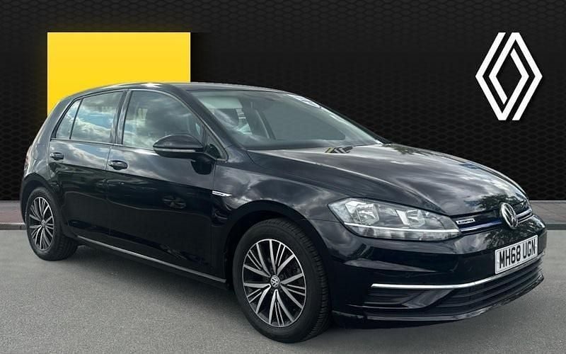 Black Used 2019 VW Golf VII SE Hatchback | £13,519 (Fair price) - Image 1/4