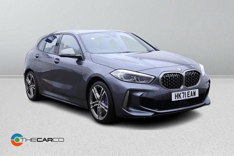Used BMW M135 Comfort Edition 306 HP (225 kW) 2021 Grey Hatchback