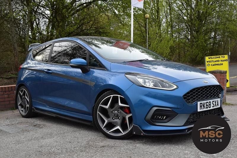 Used Ford Fiesta ST 200 HP (147 kW) 2018 Blue Hatchback