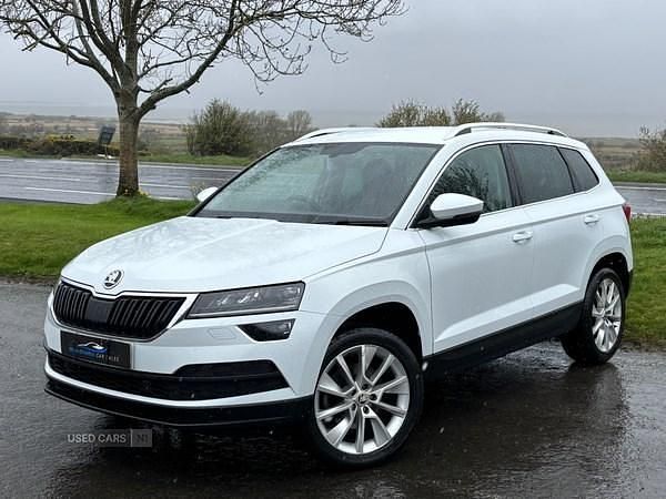 Used Skoda Karoq SE L 116 HP (85 kW) 2018 White SUV