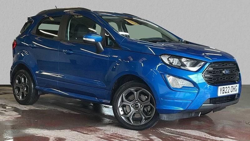 Blue Used 2022 Ford Ecosport ST-Line SUV | £11,870 (Good price) - Image 1/4