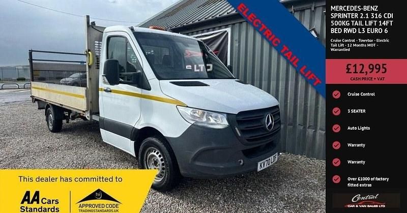 White Used 2020 Mercedes Sprinter Van | £12,995 (Super price) - Image 1/4