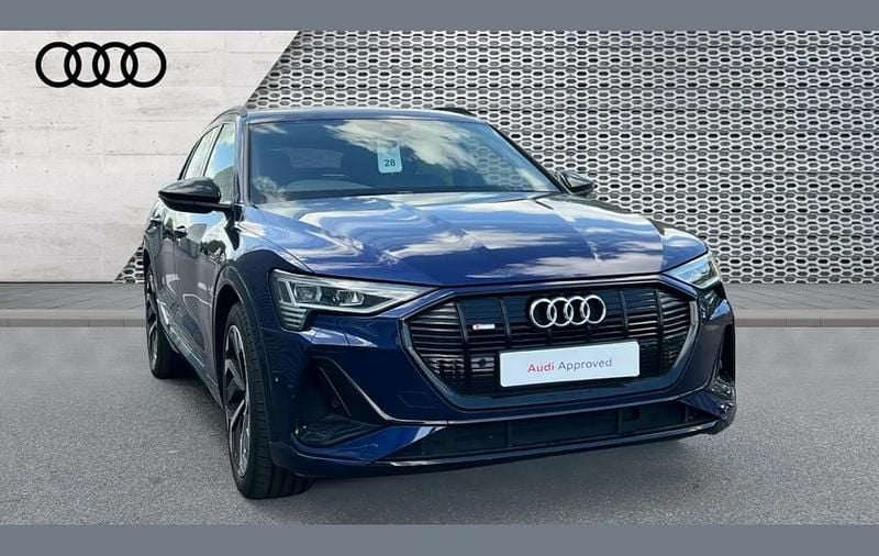 Blue Used 2021 Audi e-tron Black Edition SUV | £33,990 - Image 1/4