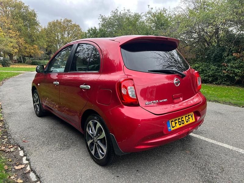 Used Nissan Micra N-TEC 80 HP (58 kW) 2017 Red Hatchback