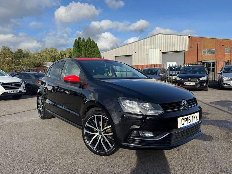 Black Used 2015 VW Polo Design Hatchback | £5,795 (Super price) - Image 1/4