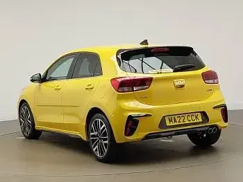 Used Kia Rio GT-Line S 118 HP (86 kW) 2022 Yellow Hatchback