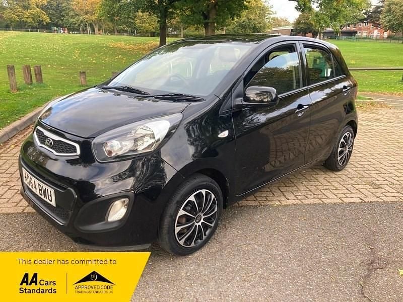 Black Used 2014 Kia Picanto 2 Hatchback | £3,495 (Fair price) - Image 1/3