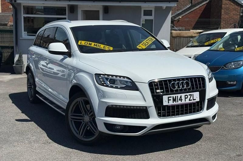 White Used 2014 Audi Q7 S-line plus SUV | £14,995 (Fair price) - Image 1/1
