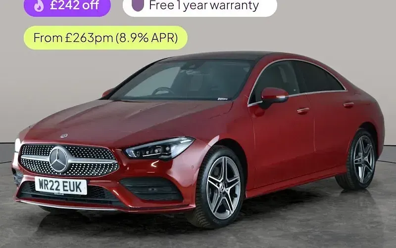 Used Mercedes CLA250e AMG Line Premium Plus 218 HP (160 kW) 2022 Coupe