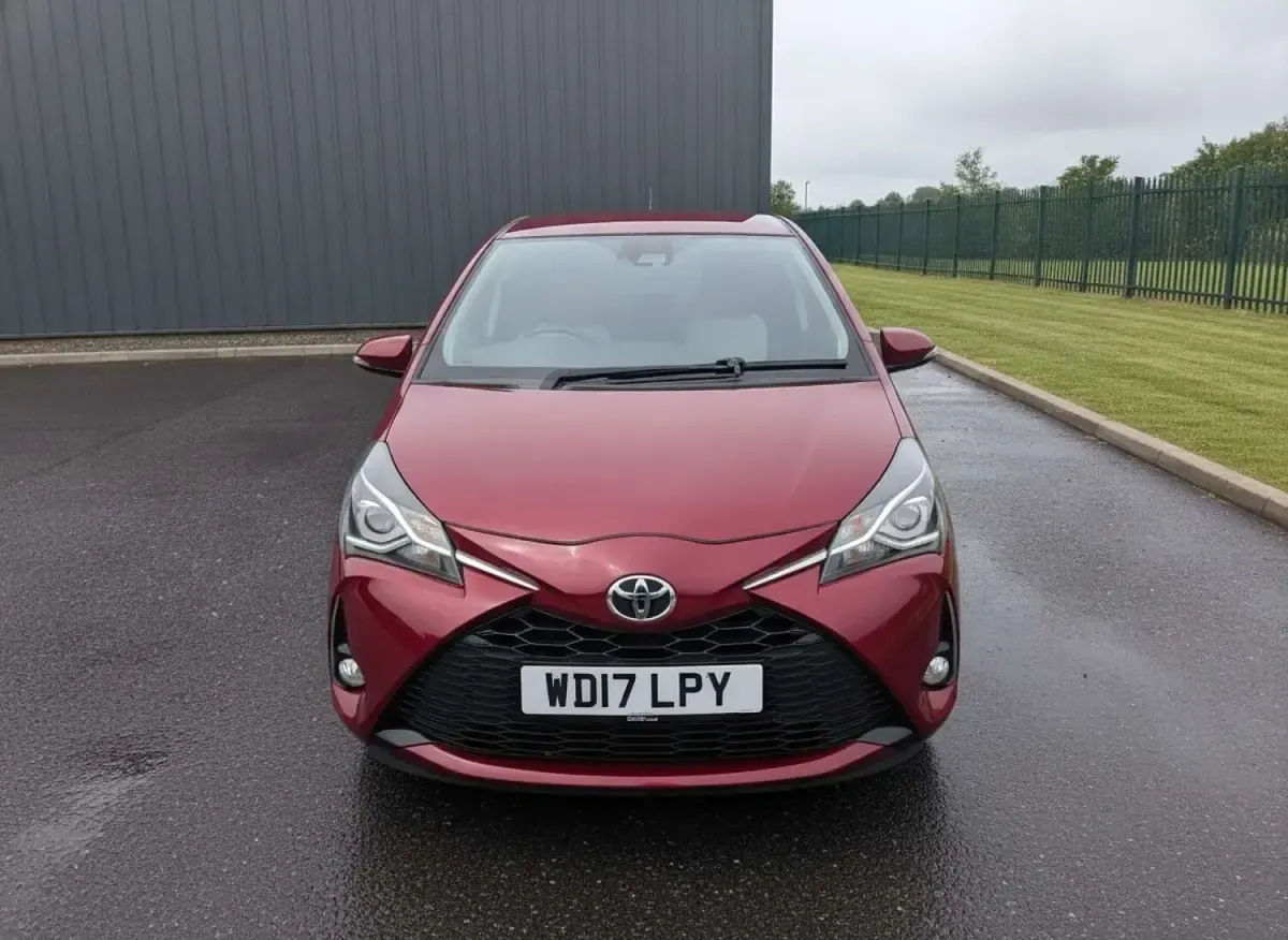 Used Toyota Yaris Design 2017 Red Hatchback