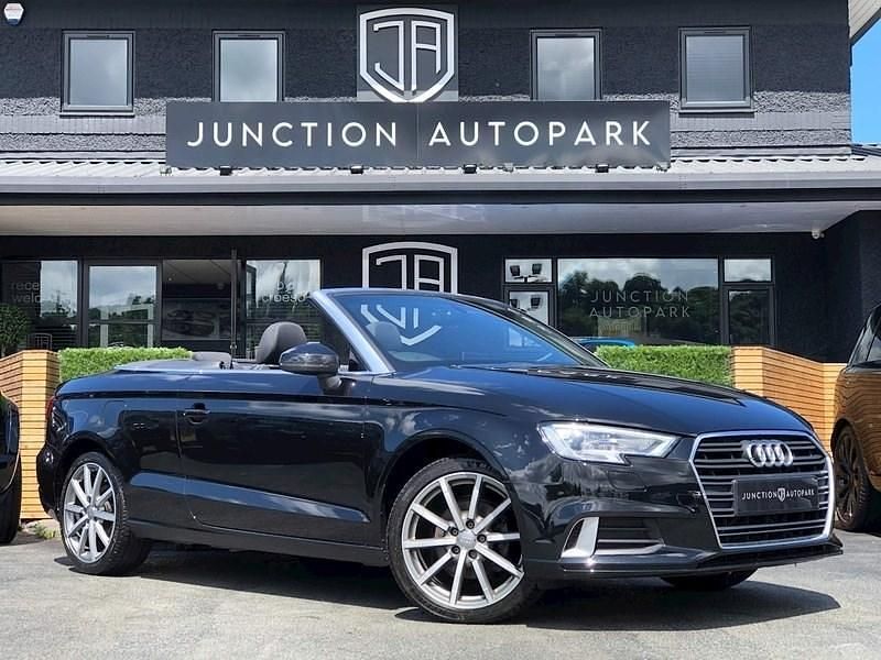 Black Used 2017 Audi A3 Cabriolet Sport Cabriolet | £11,995 (Fair price) - Image 1/4