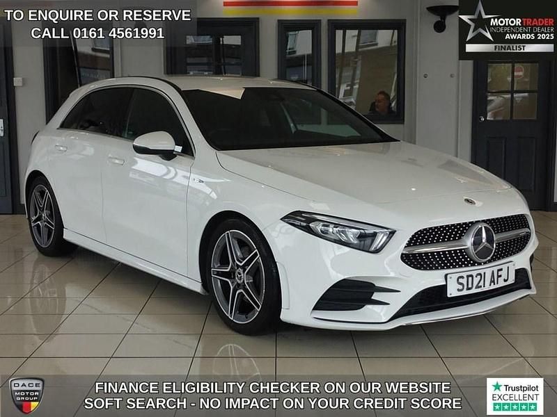 White Used 2021 Mercedes A200 AMG line Hatchback | £14,770 (Fair price) - Image 1/4