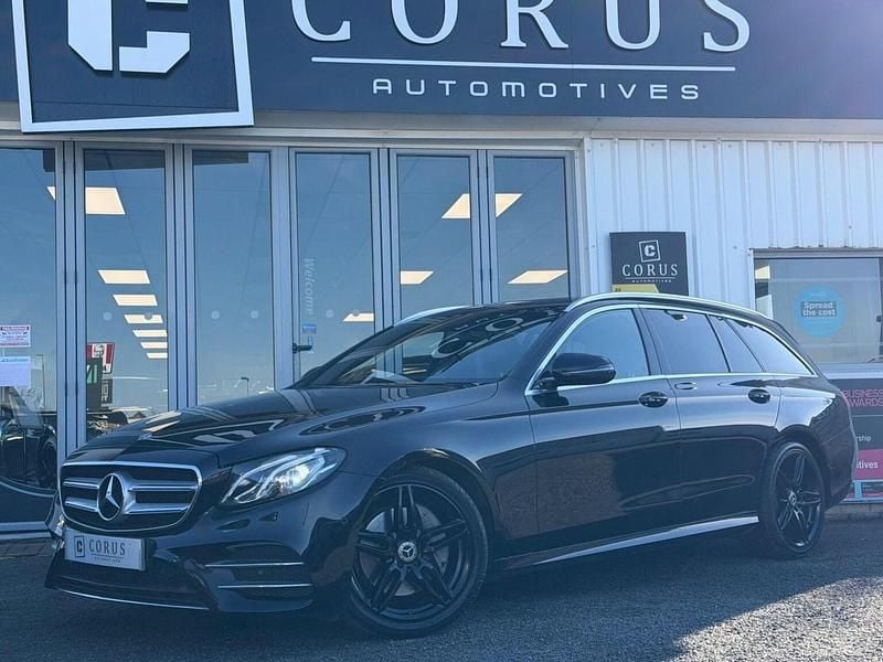 Used Mercedes E220 AMG line 2018 Black Estate