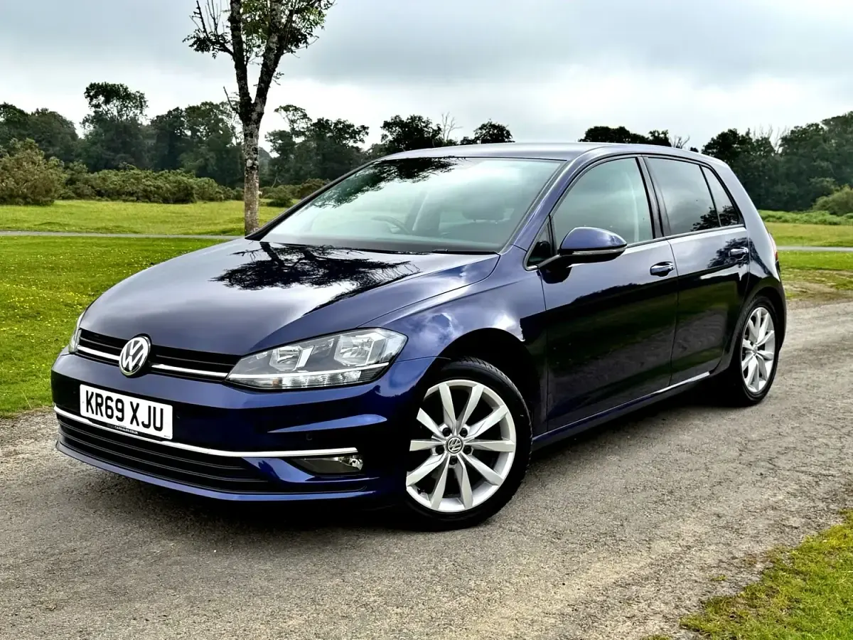 Used VW Golf VII GT 2019 Blue Hatchback