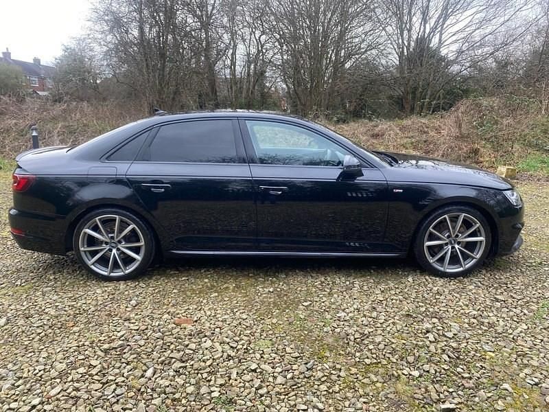 Used Audi A4 Black Edition 150 HP (110 kW) 2018 Black Sedan