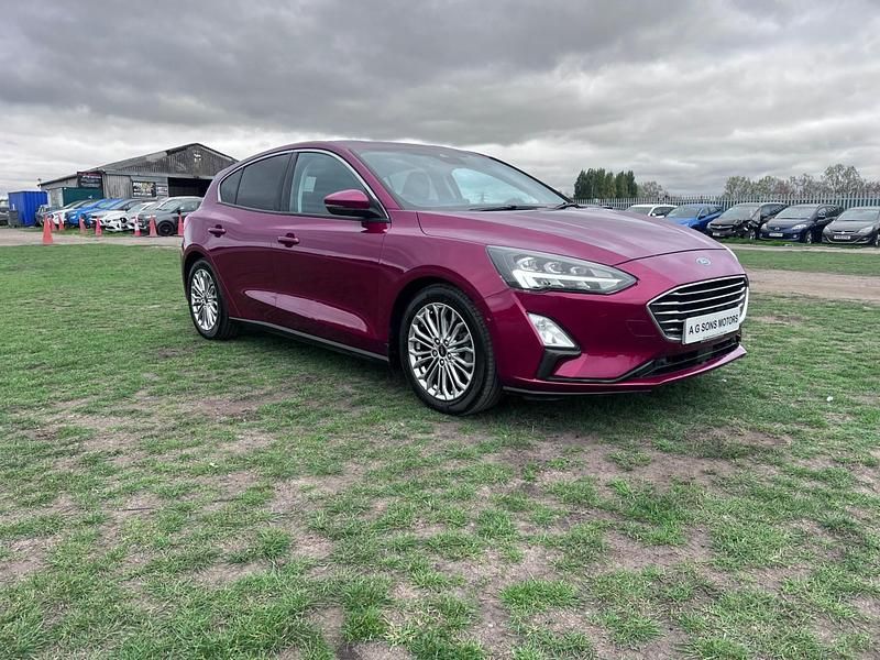 Red Used 2019 Ford Focus Titanium X Hatchback | £8,995 (Super price) - Image 1/4