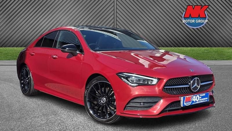 Red Used 2022 Mercedes CLA200 AMG Line Premium Plus Sedan | £25,999 (A bit pricey) - Image 1/4