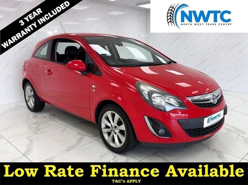 Red Used 2014 Vauxhall Corsa Excite Hatchback | £3,195 (Good price) - Image 1/4