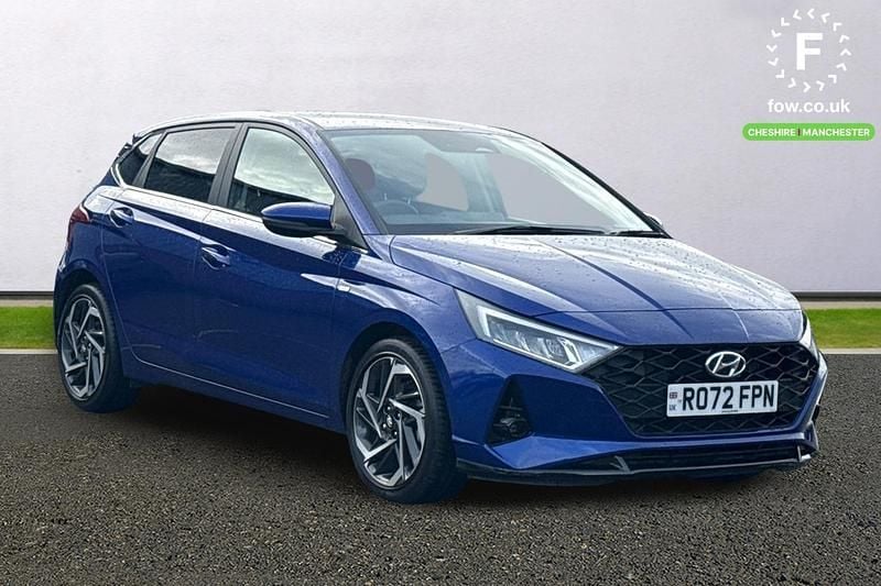 Blue Used 2022 Hyundai i20 Premium Hatchback | £14,799 (Fair price) - Image 1/4