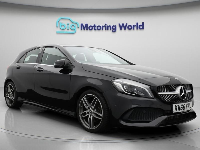 Black Used 2018 Mercedes A200 AMG Line Premium Plus Hatchback | £15,800 (Fair price) - Image 1/4