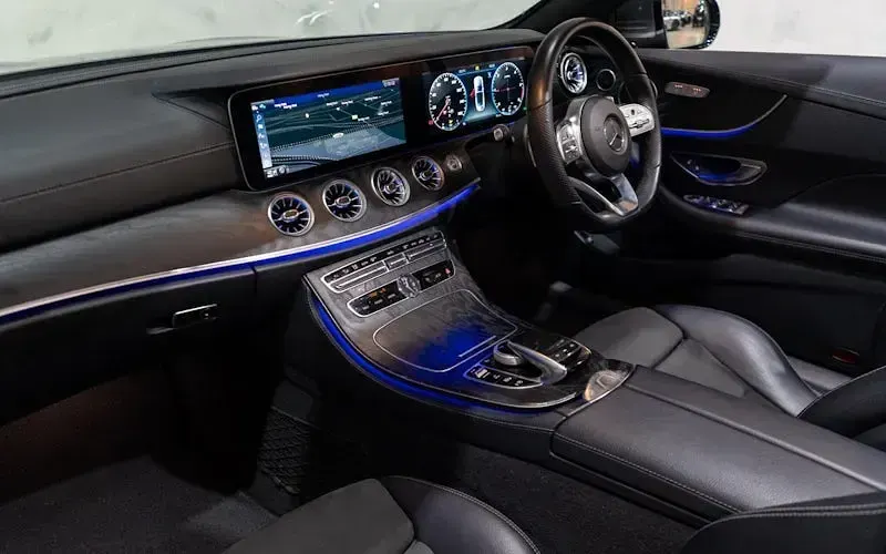 Used Mercedes E220 AMG line 194 HP (142 kW) 2019 Grey Cabriolet