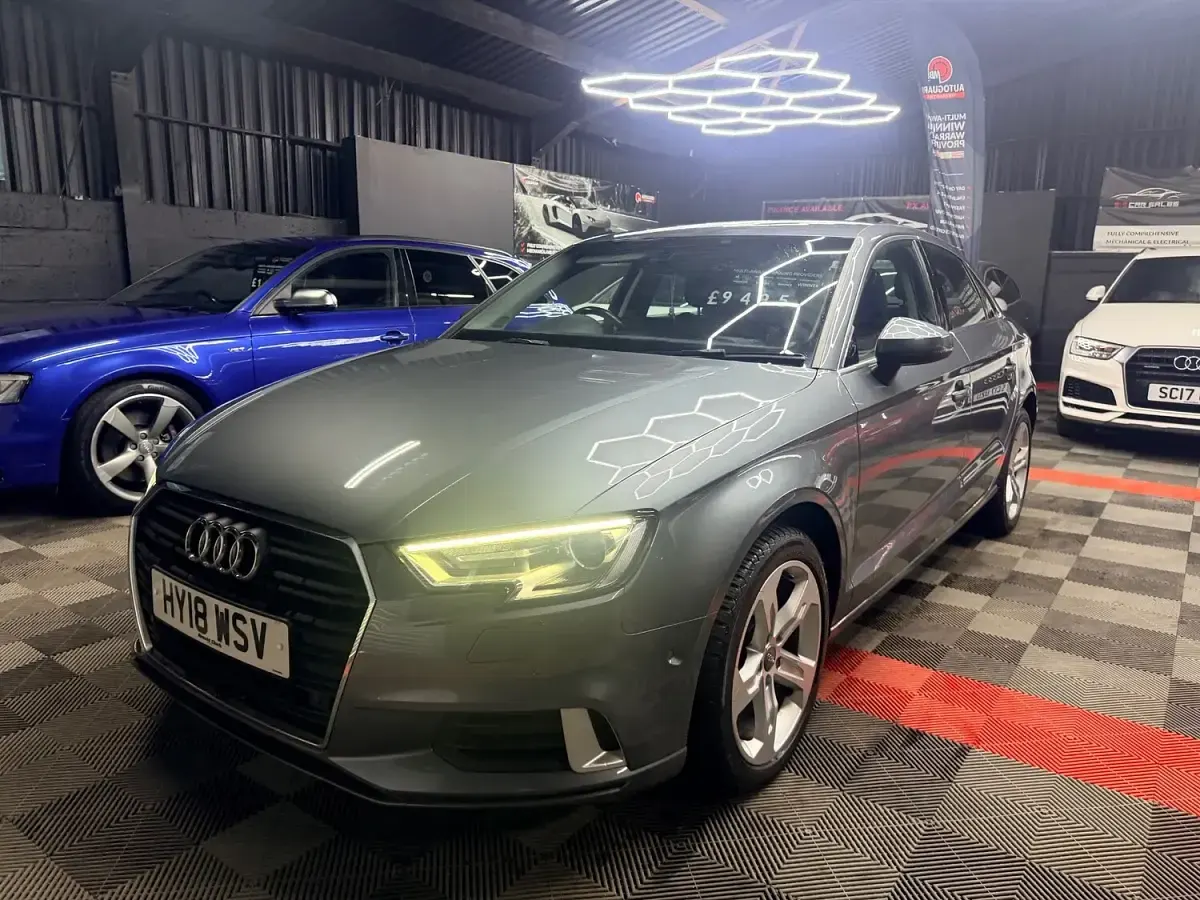 Used Audi A3 Sport 116 HP (85 kW) 2018 Grey Sedan