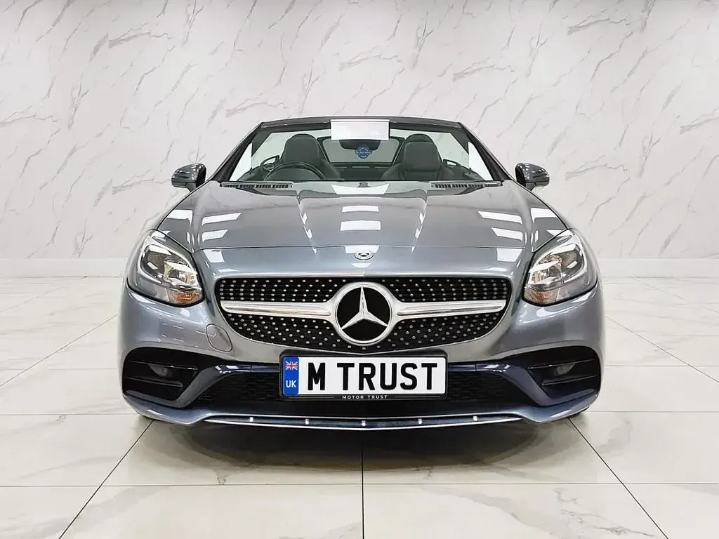 Used Mercedes SLC180 AMG line 156 HP (114 kW) 2018 Grey Cabriolet