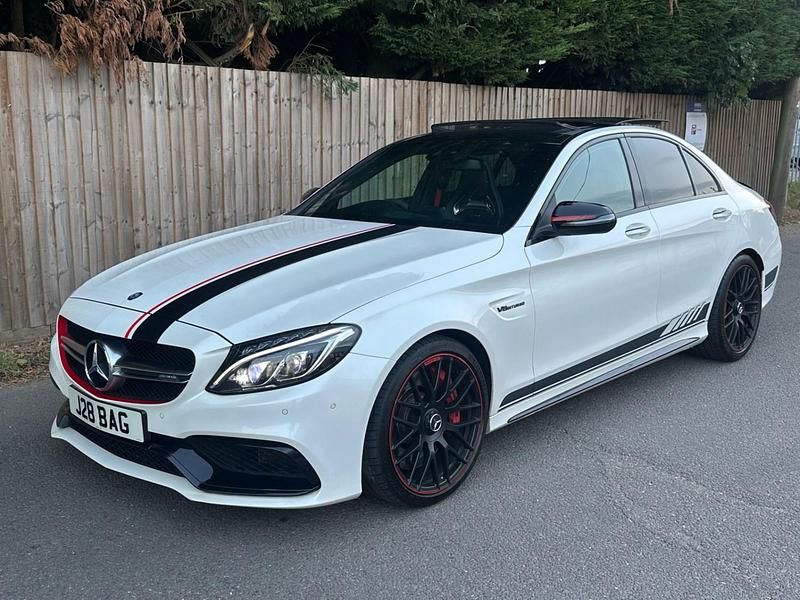 Used Mercedes C63S AMG Edition 1 2015 White Sedan