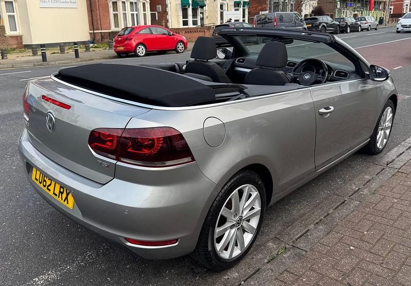 Used VW Golf Cabriolet SE 122 HP (89 kW) 2012 Silver Cabriolet