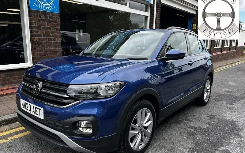 Used VW T-Cross SE 95 HP (69 kW) 2023 Blue SUV