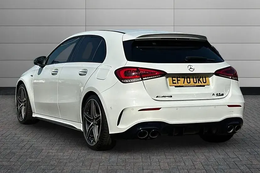 Used Mercedes A45 AMG AMG 421 HP (309 kW) 2021 White Hatchback