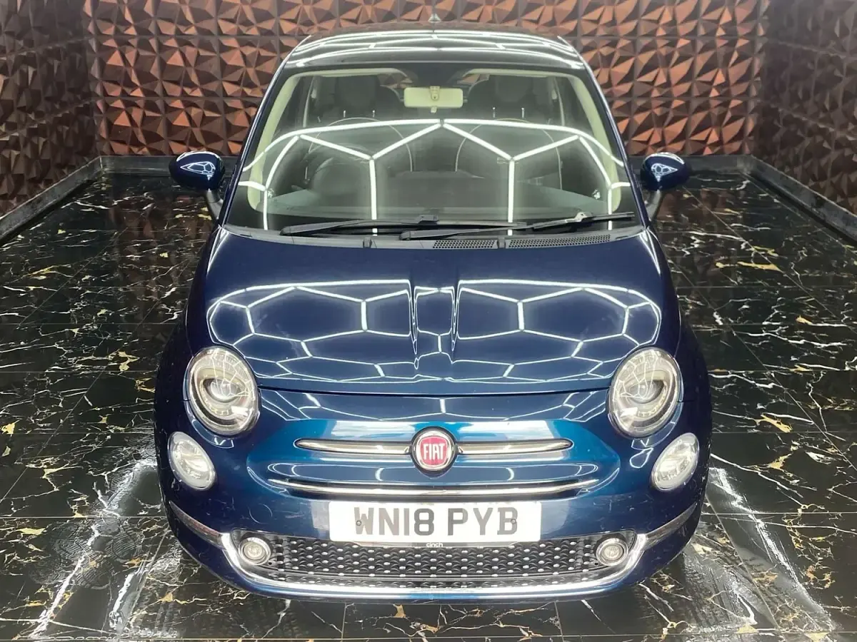 Used Fiat 500 Lounge 2018 Blue Hatchback