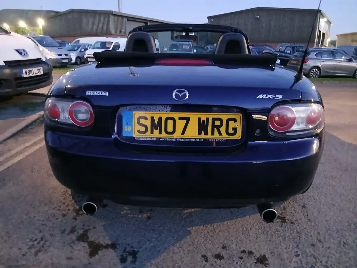 Used Mazda MX5 126 HP (92 kW) 2007 Blue Cabriolet