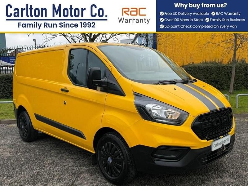 Used Ford Transit Custom S 2021 Yellow Van
