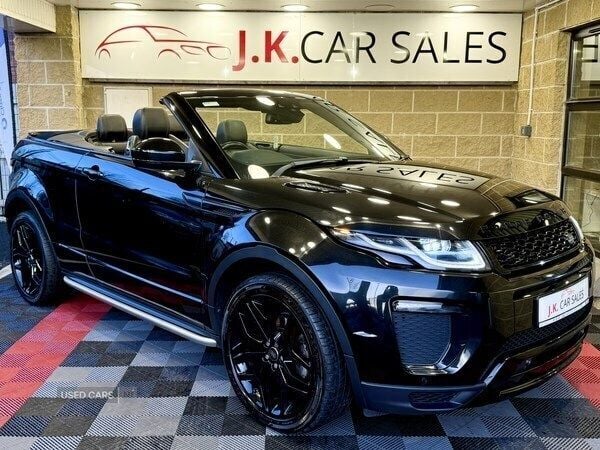 Black Used 2017 Land Rover Range Rover evoque HSE Dynamic Cabriolet | £15,795 (Fair price) - Image 1/4