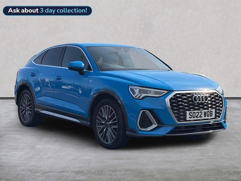 Used Audi Q3 S-Line 150 HP (110 kW) 2022 Blue SUV