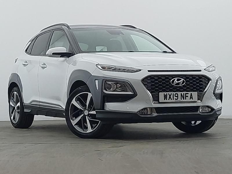 White Used 2019 Hyundai Kona Premium SE SUV | £11,298 (A bit pricey) - Image 1/4