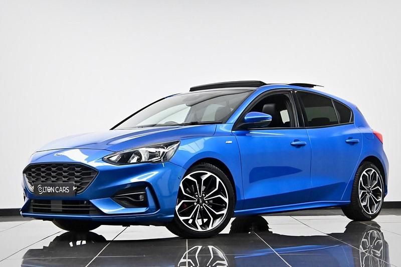 Used Ford Focus ST-Line X 120 HP (88 kW) 2019 Blue Hatchback