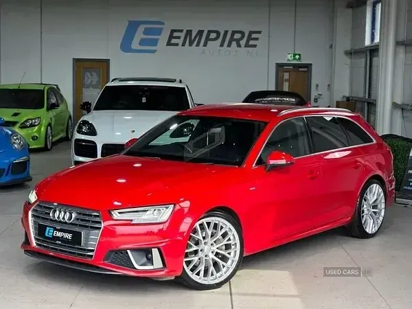 Used Audi A4 S-Line 190 HP (139 kW) 2019 Red Estate