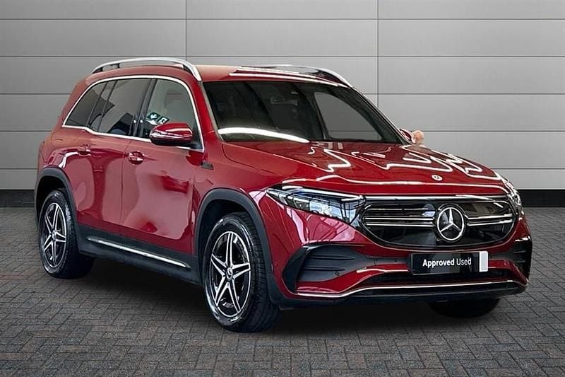 Used Mercedes EQB350 AMG line 214 kW (292 HP) 2022 Red SUV