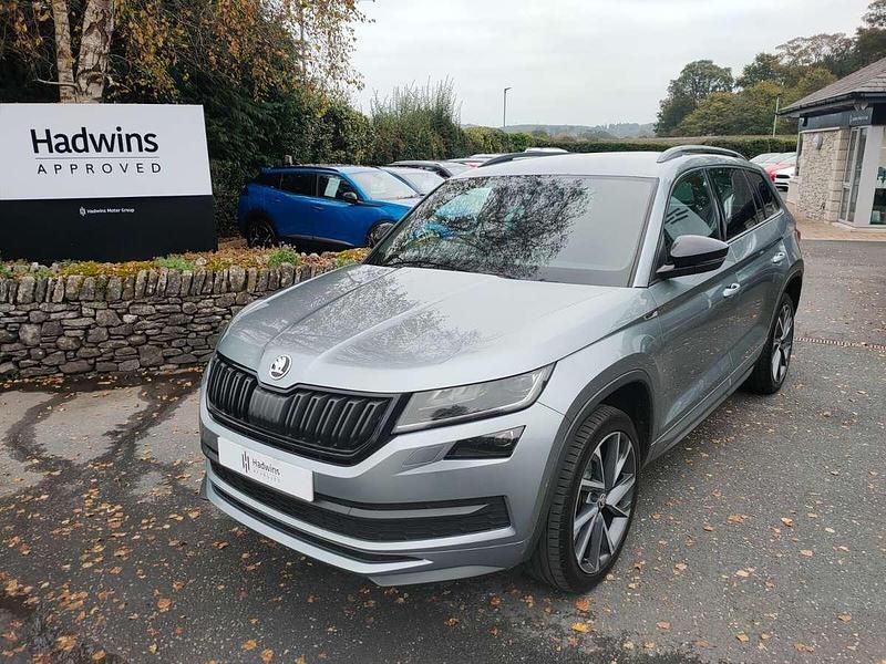 Grey Used 2018 Skoda Kodiaq SportLine SUV | £19,995 (Fair price) - Image 1/4