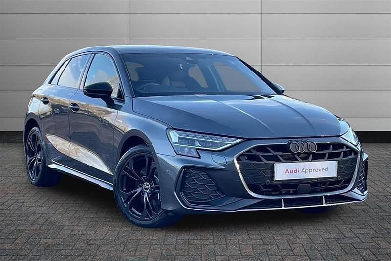 Daytona grey Used 2025 Audi A3 e-tron Black Edition Hatchback | £32,995 (Fair price) - Image 1/4