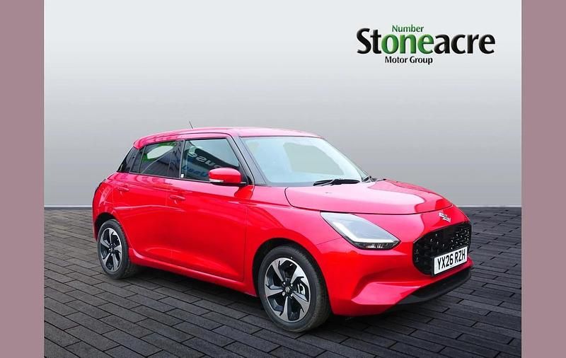 New Suzuki Swift 82 HP (60 kW) 2026 Red Hatchback