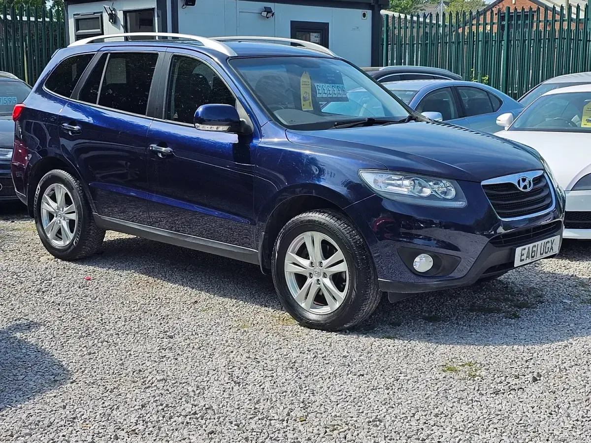 Used Hyundai Santa Fe Premium 197 HP (144 kW) 2011 Blue SUV