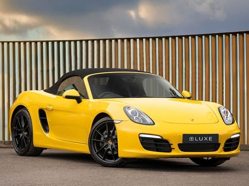 Yellow Used 2015 Porsche Boxster Cabriolet | £30,498 (Expensive) - Image 1/4