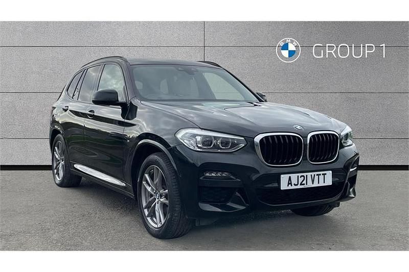 Used BMW X3 M Sport 190 HP (139 kW) 2021 Black sapphire metallic paint SUV